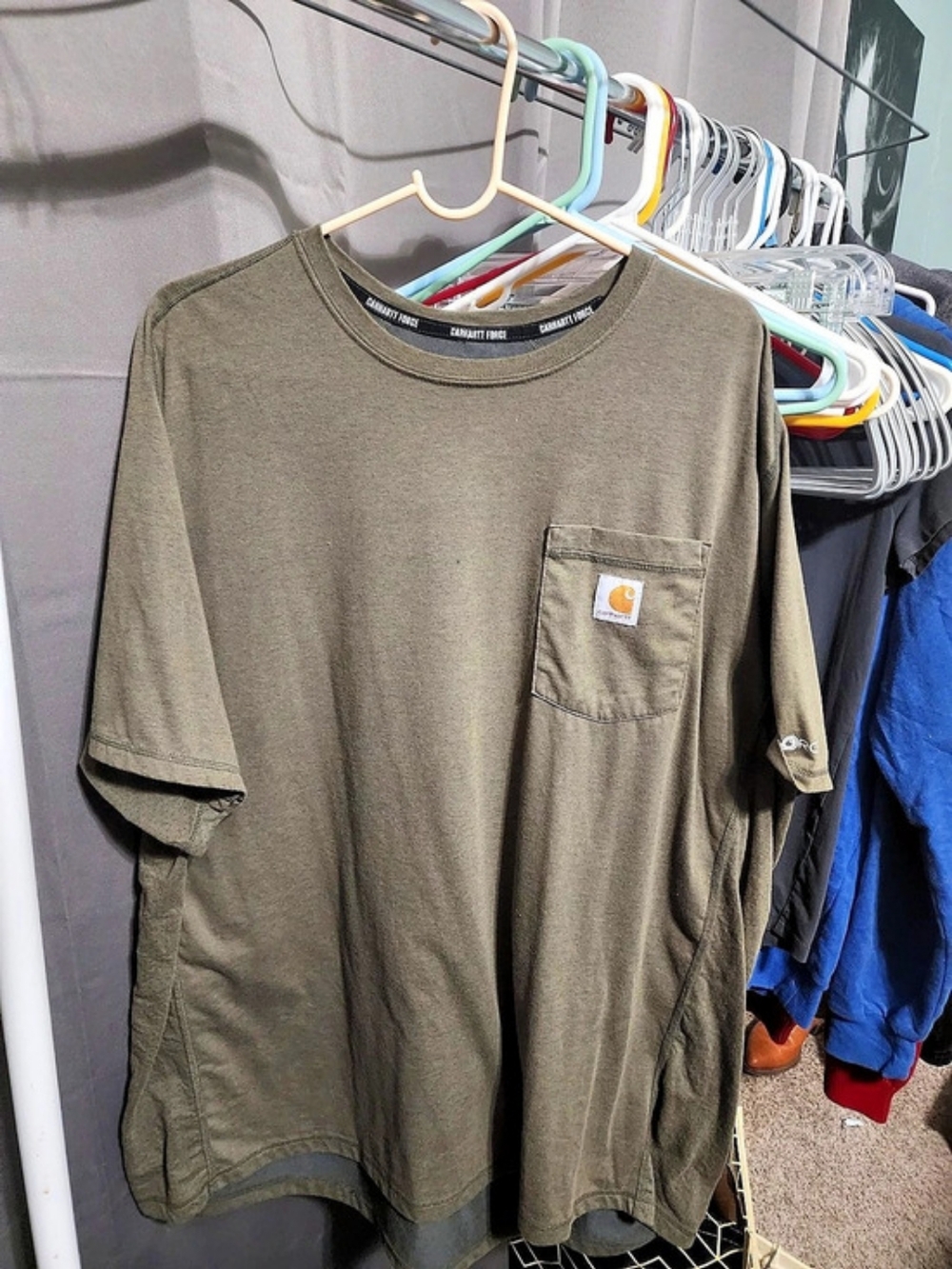 Carhartt Force Relaxed Fit Midweight Short-Sleeve Pocket T-Shirt Pocket T-Shirt